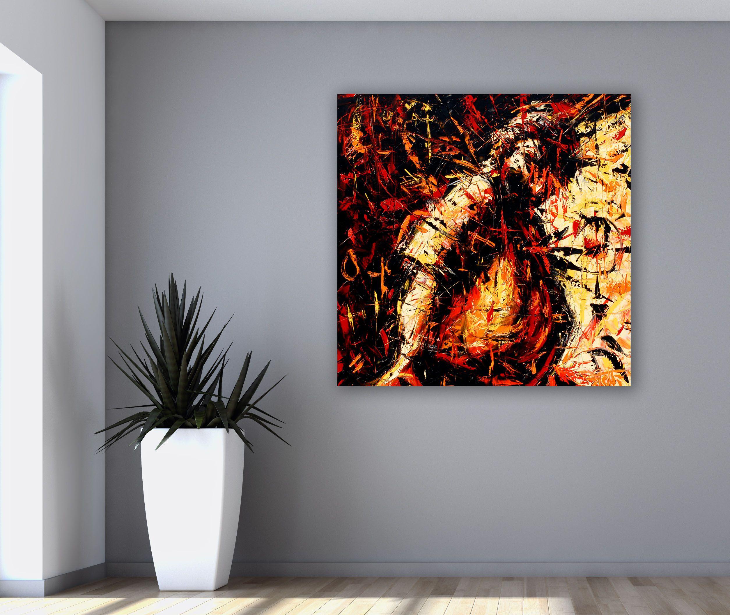PREDATOR, Painting, Oil on Canvas For Sale 3