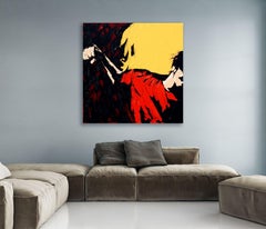 PUNCHDRUNK, Gemälde, Öl auf Leinwand