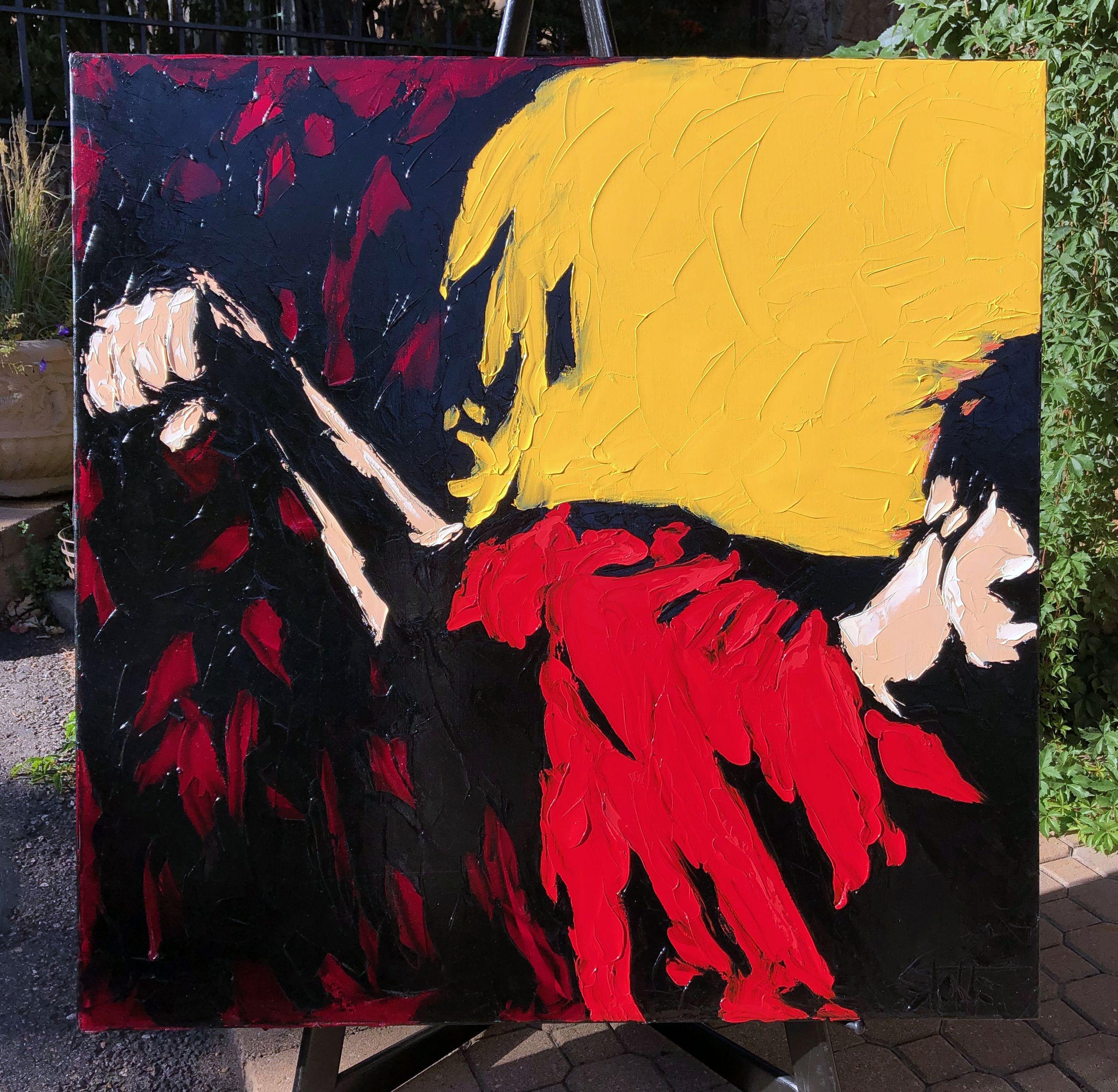 PUNCHDRUNK, Pittura, Olio su tela in vendita 1
