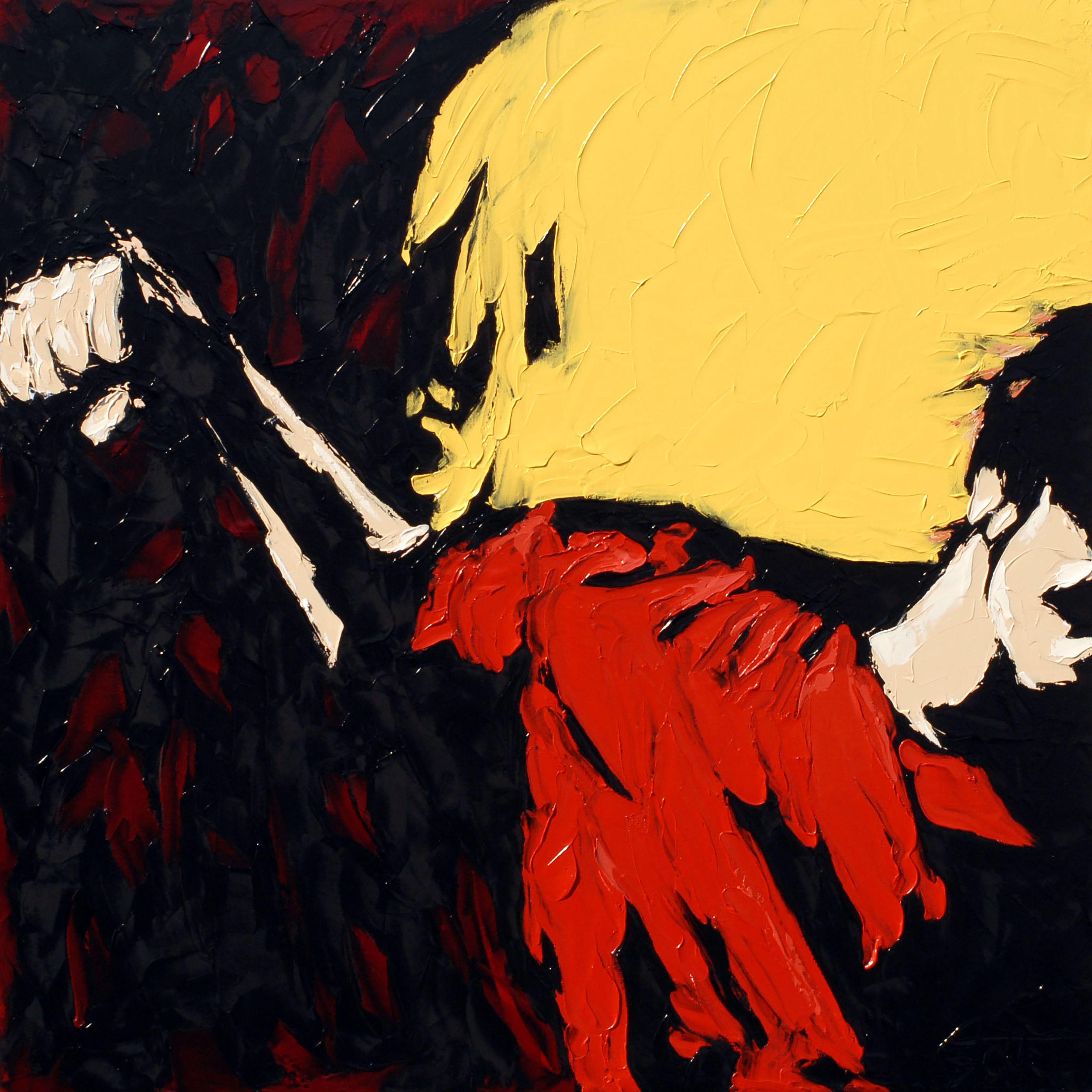 PUNCHDRUNK, Pittura, Olio su tela - Painting di Bill Stone