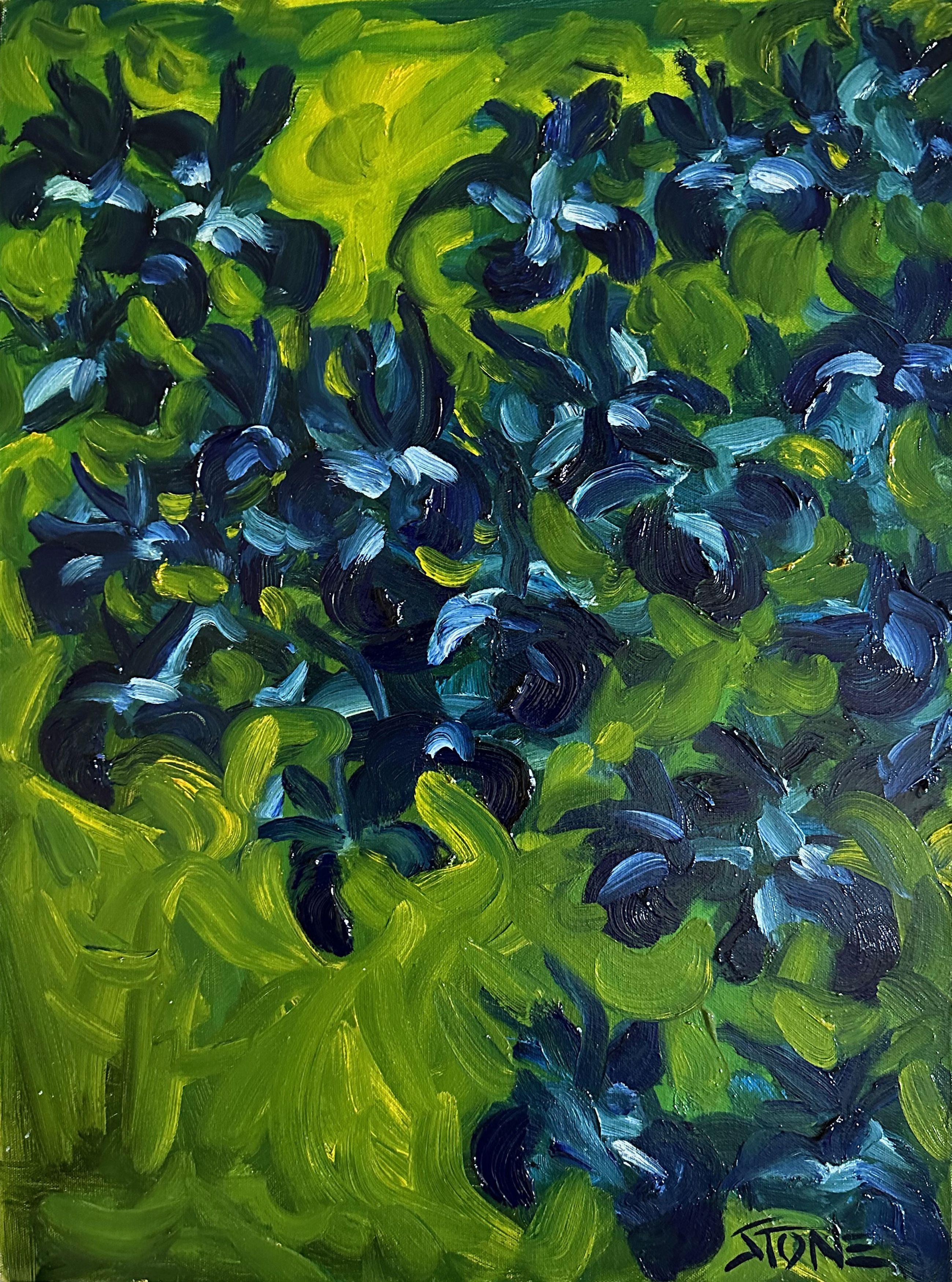 RONNELLES, Pittura, Olio su tela - Painting di Bill Stone