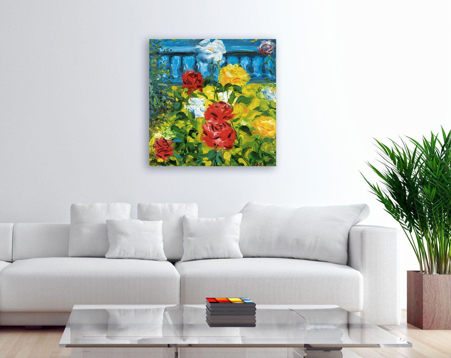 ROSES PRAHA, Pittura, Olio su tela in vendita 1