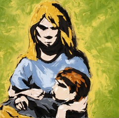 SIBLINGS 1, Painting, Oil on Canvas