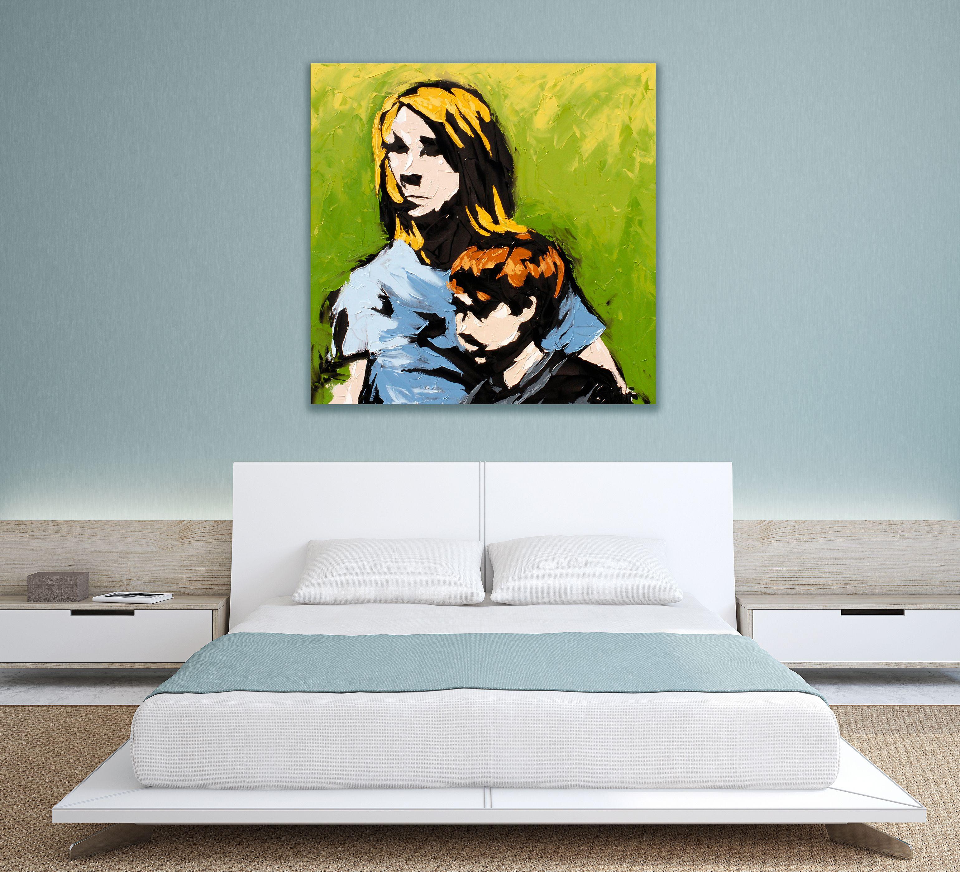 SIBLINGS 3, Pittura, Olio su tela in vendita 2