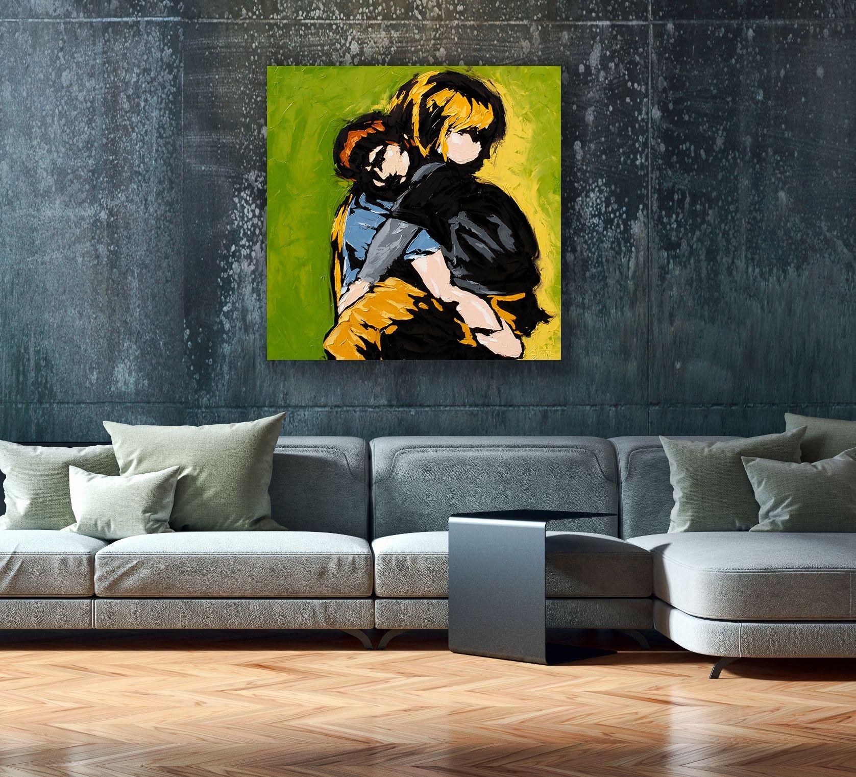 SIBLINGS 5, Pittura, Olio su tela in vendita 2