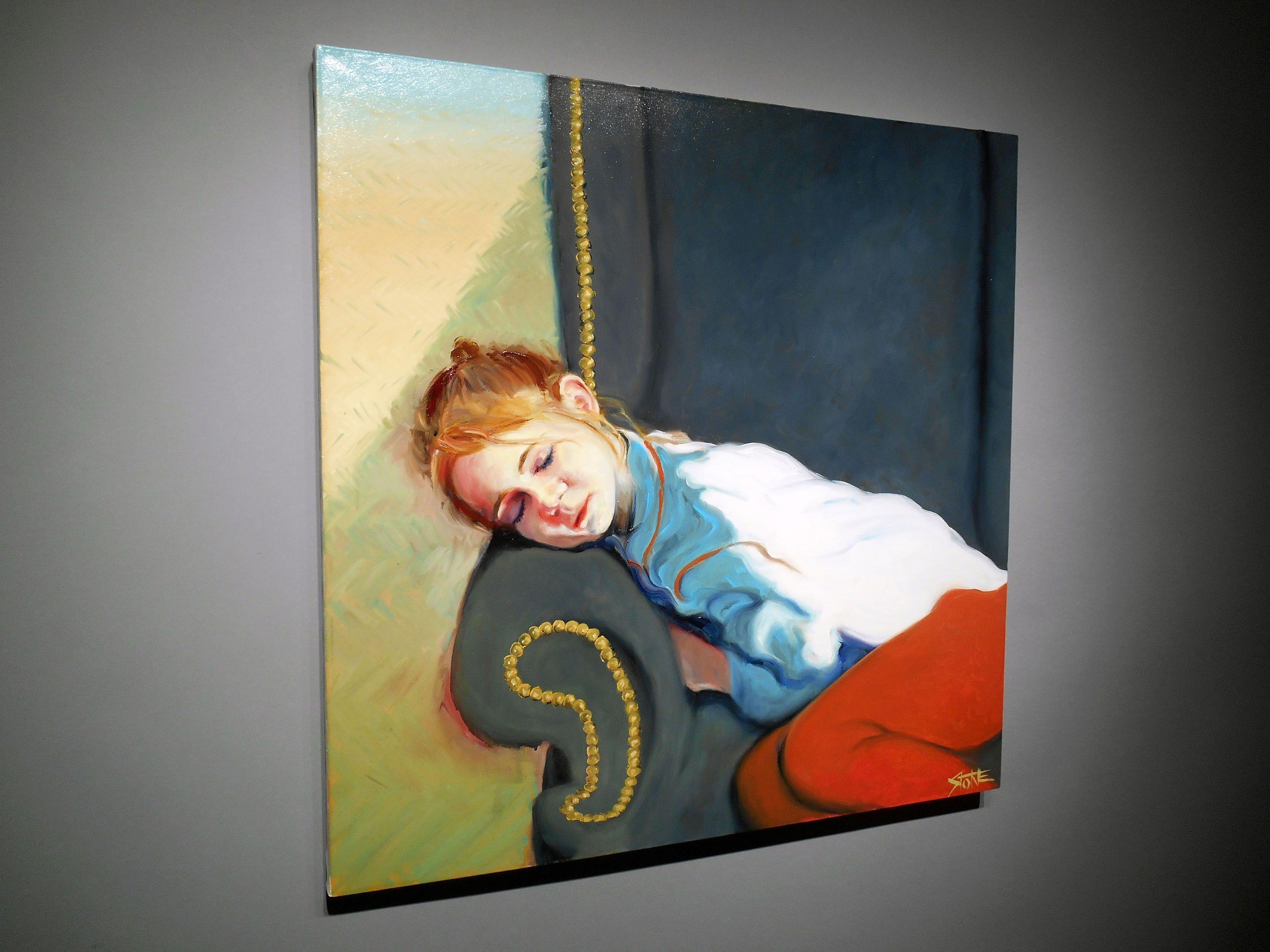 SLADE AT REST, Gemälde, Öl auf Leinwand im Angebot 2