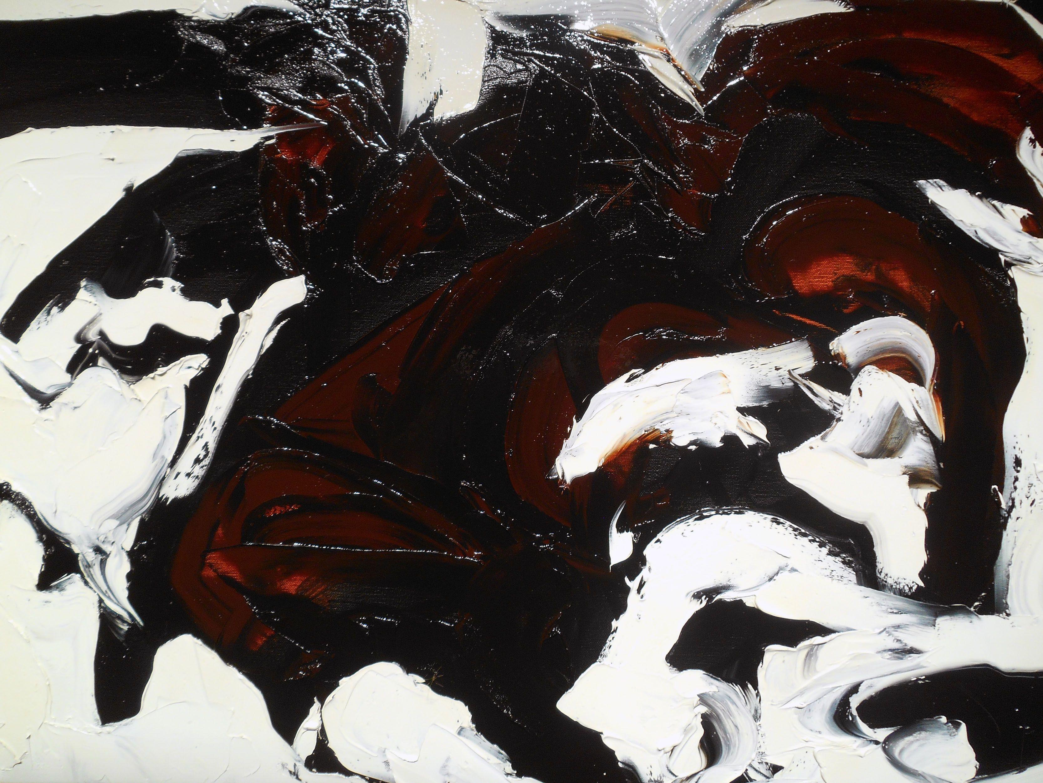 ANGELO DI NEVE, Pittura, Olio su tela - Painting Astratto di Bill Stone