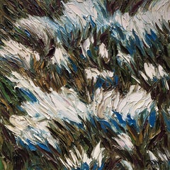SNOW ON PINE, Painting, Oil on Canvas