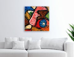 SPLATTERED, Painting, Oil on Canvas