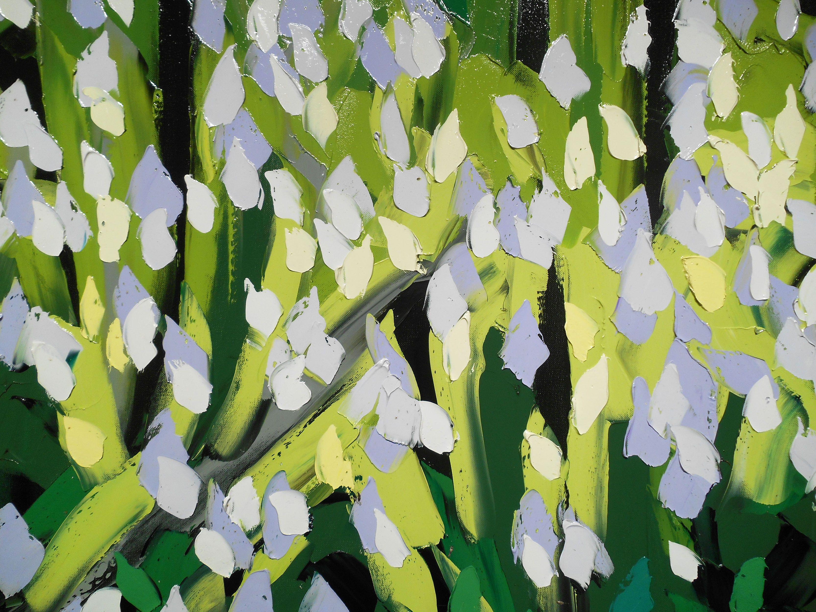 SPRING FOREST 2, Painting, Oil on Canvas For Sale 2