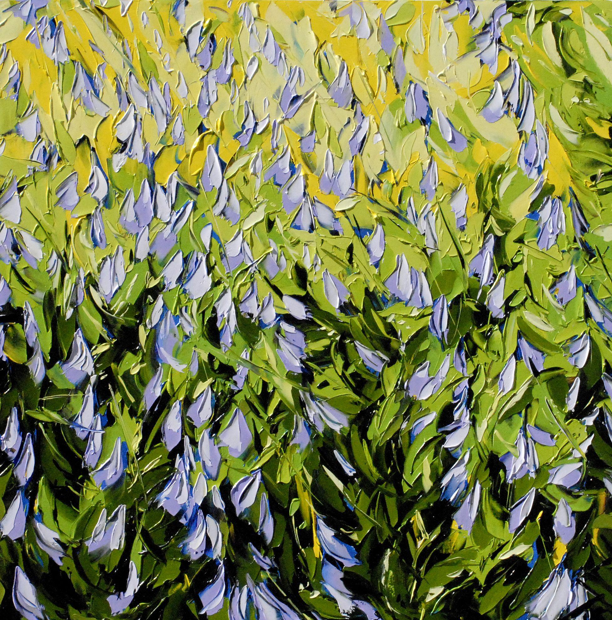 Abstract Painting di Bill Stone - ESTATE 2, Pittura, Olio su tela