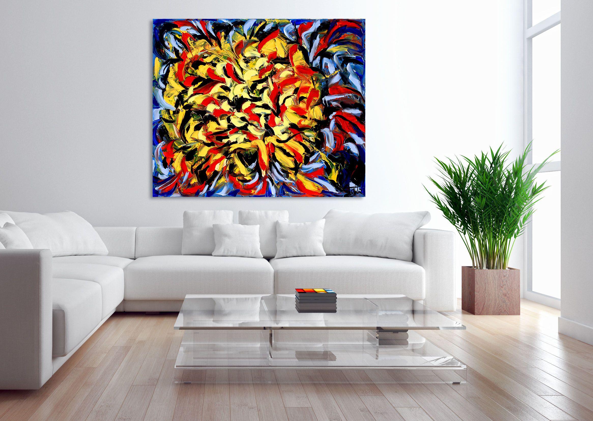 SUNSPOTS, Pittura, Olio su tela in vendita 2