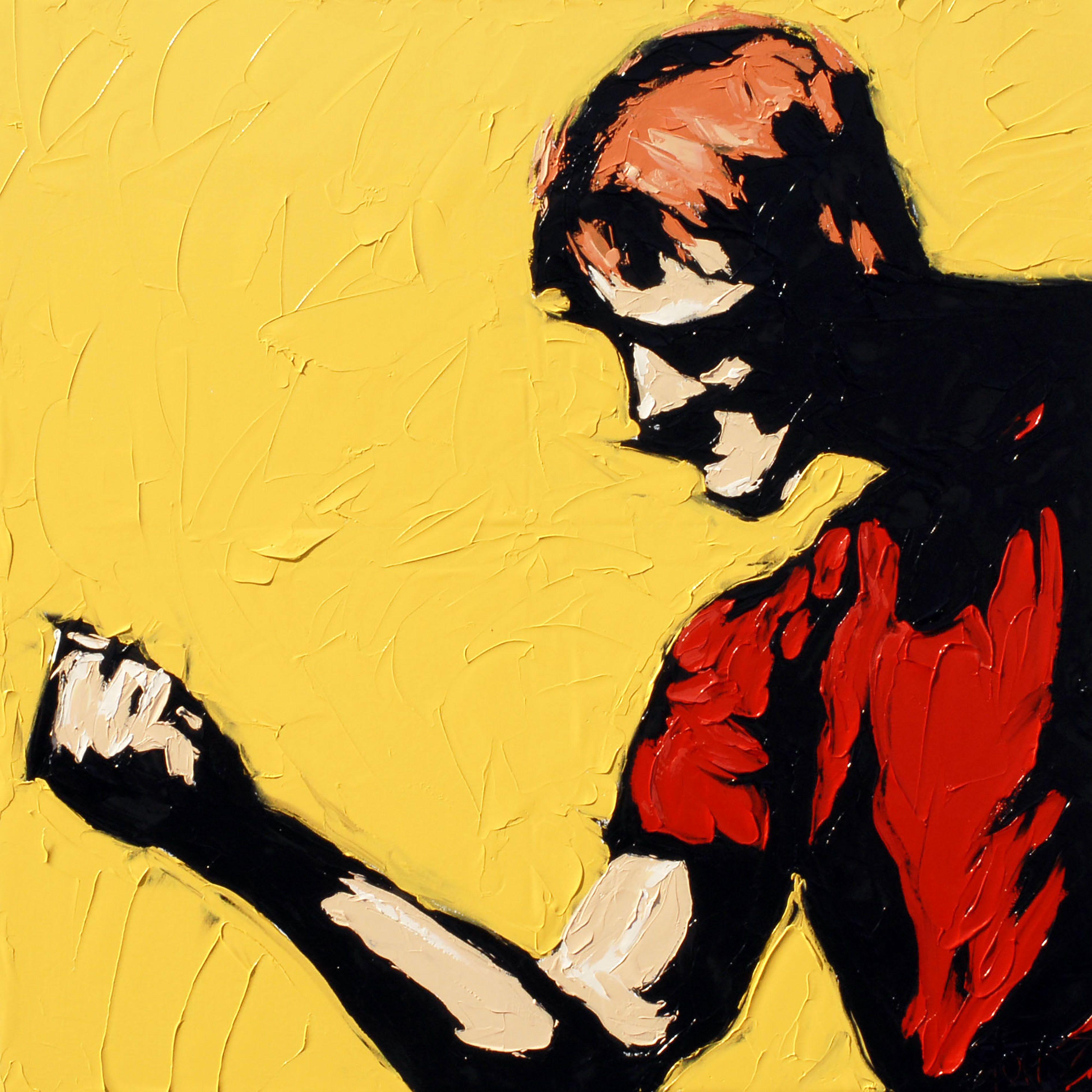THREATEN, Pittura, Olio su tela - Painting di Bill Stone