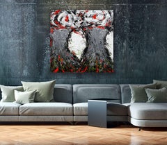 TOWERS, Painting, Oil on Canvas