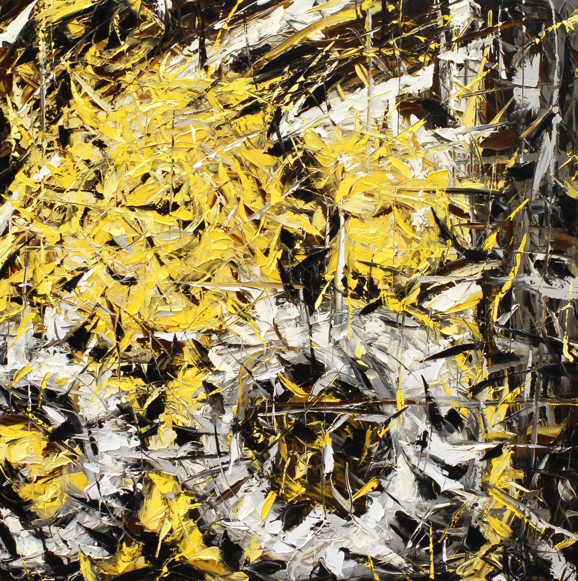Abstract Painting di Bill Stone - DUE GOMME, Pittura, Olio su tela