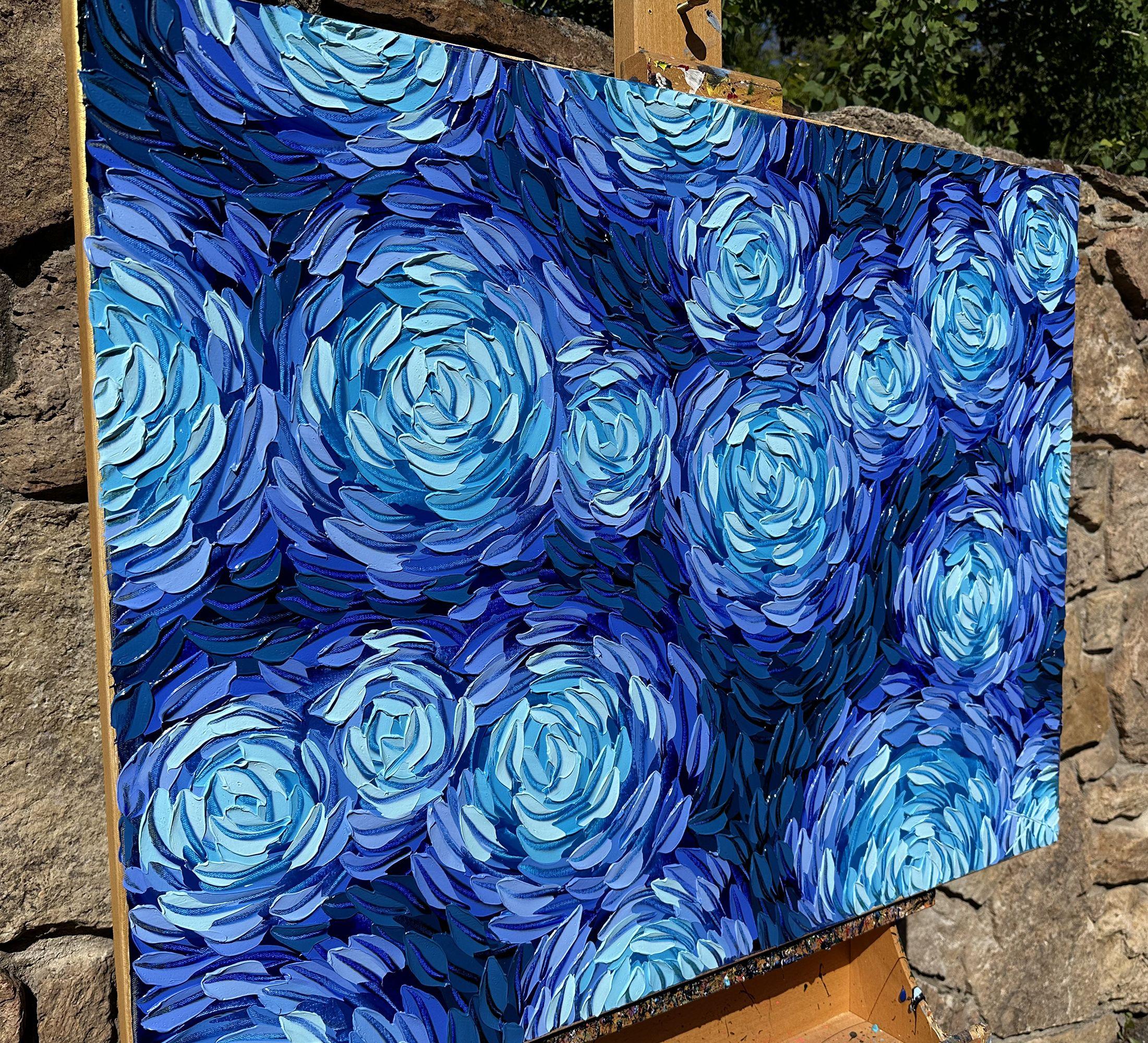 NOI SIAMO STELLE 25, Pittura, Olio su tela - Painting Astratto di Bill Stone