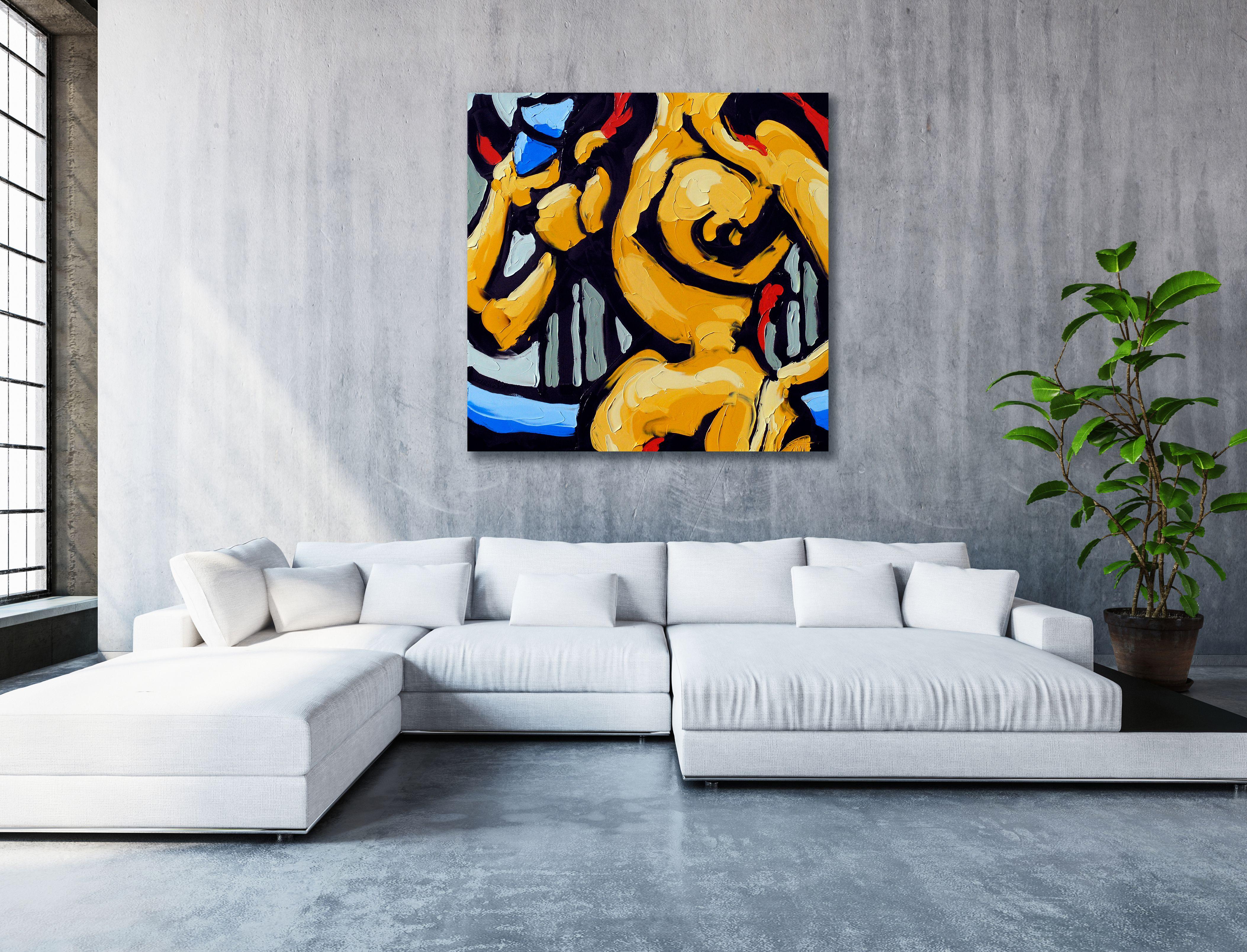WOMAN WITH WATER GLASS, Peinture, Huile sur Toile en vente 2