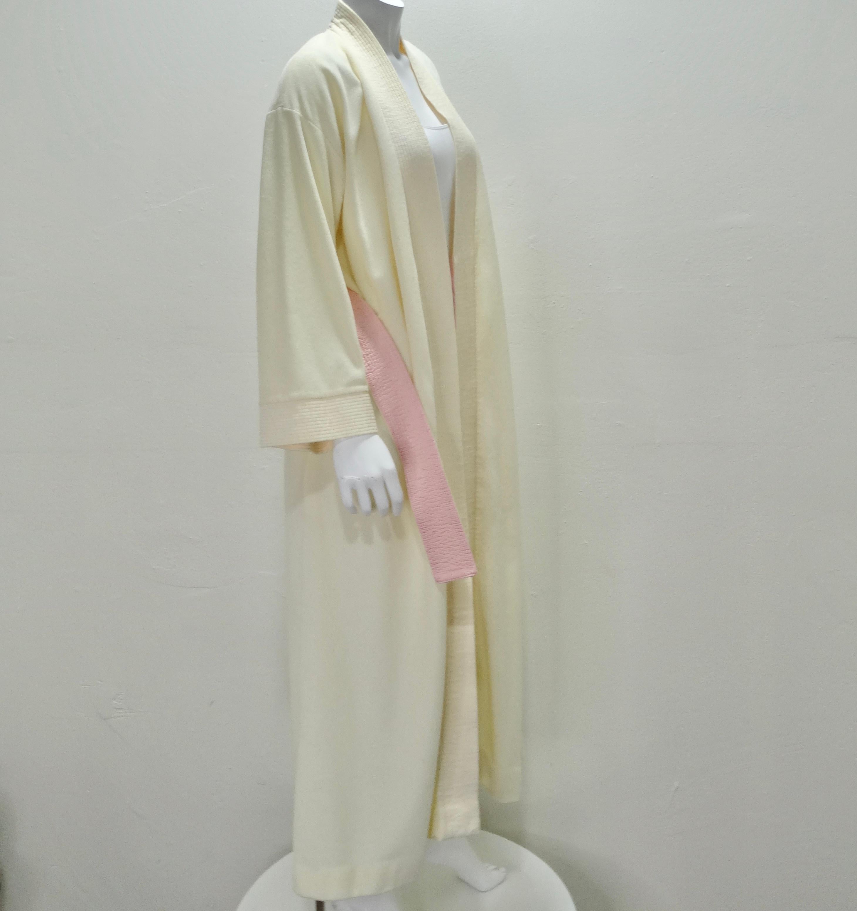 Bill Tice 1980s Lotus Flower Robe For Sale 2