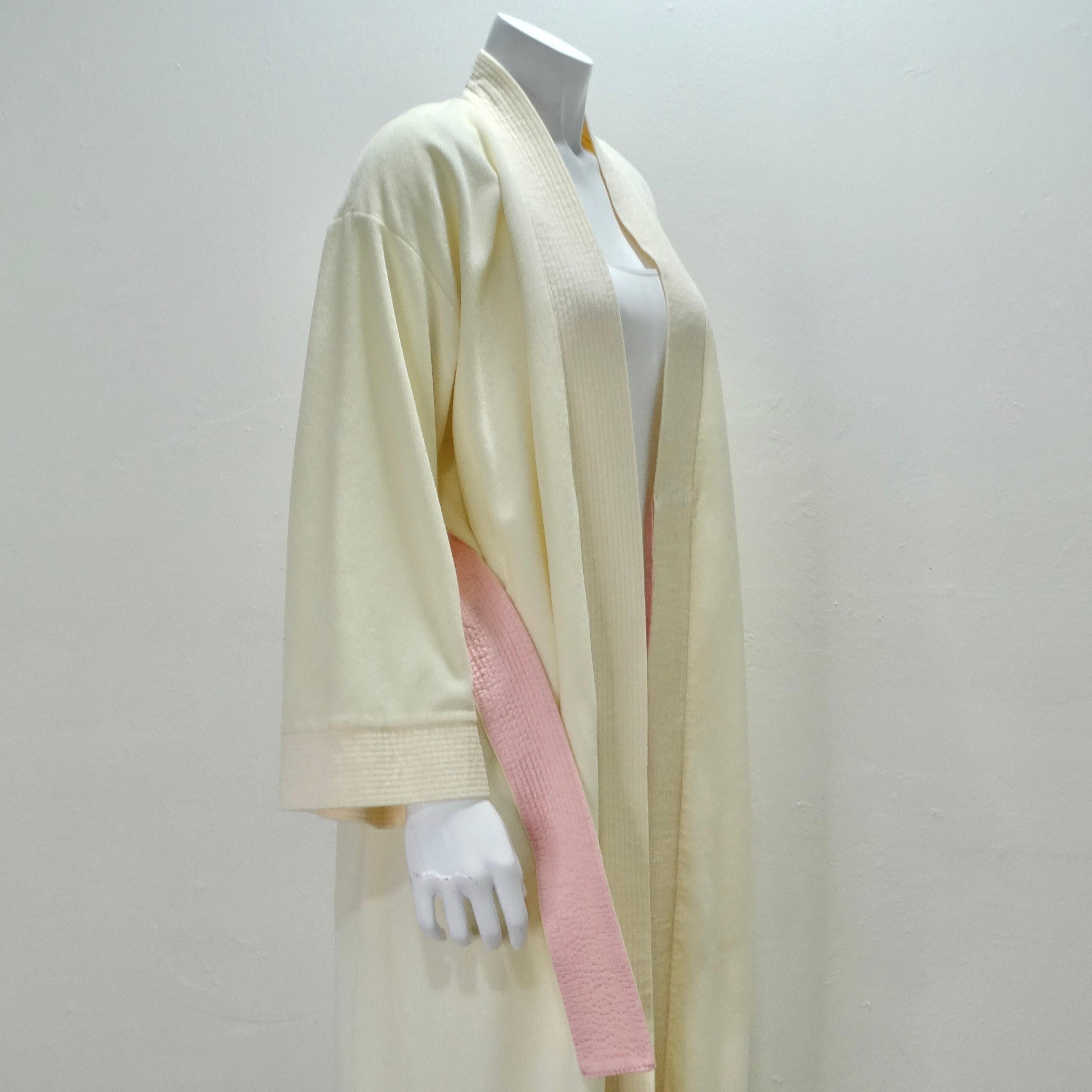 Bill Tice 1980s Lotus Flower Robe For Sale 3