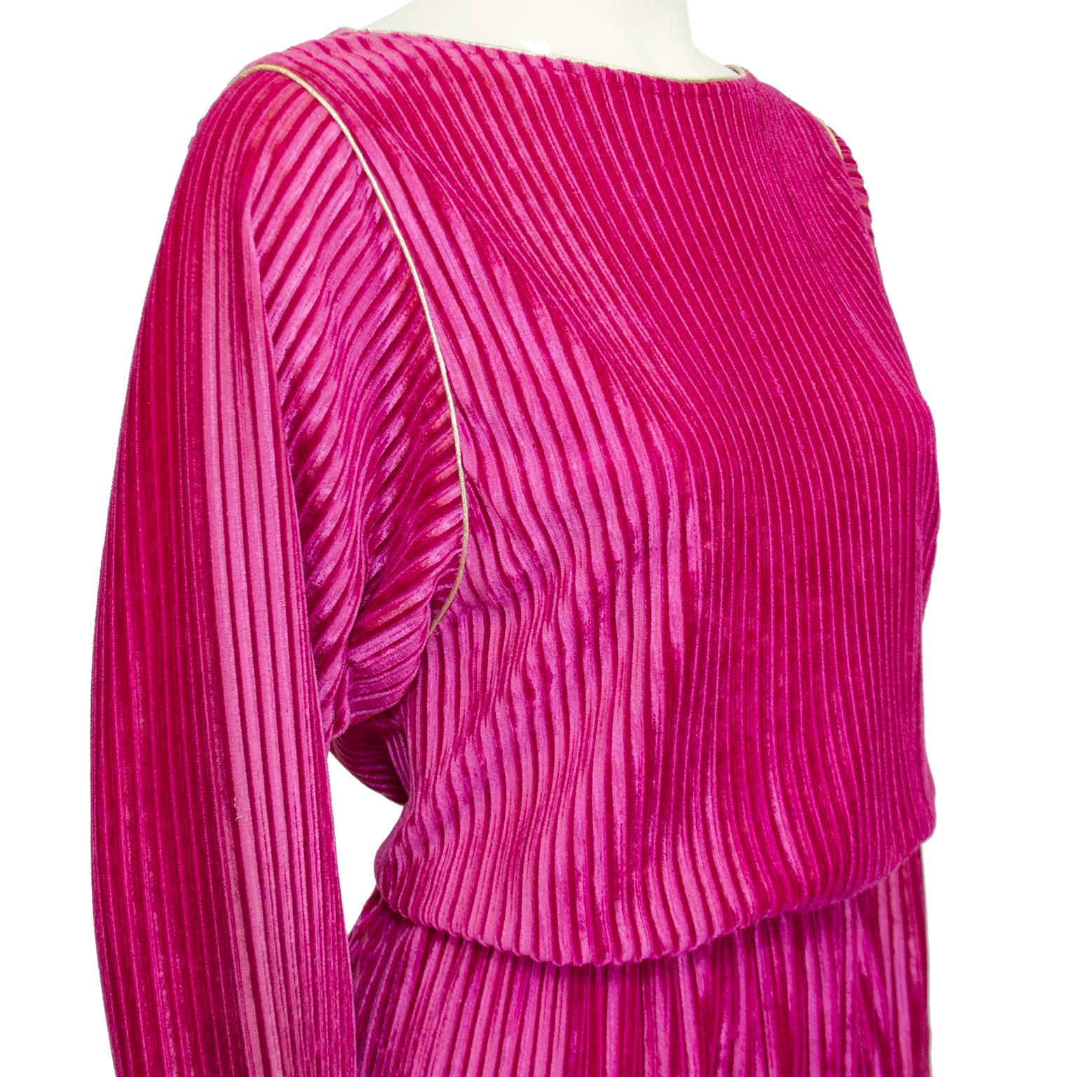 1950s hostess gown pant set