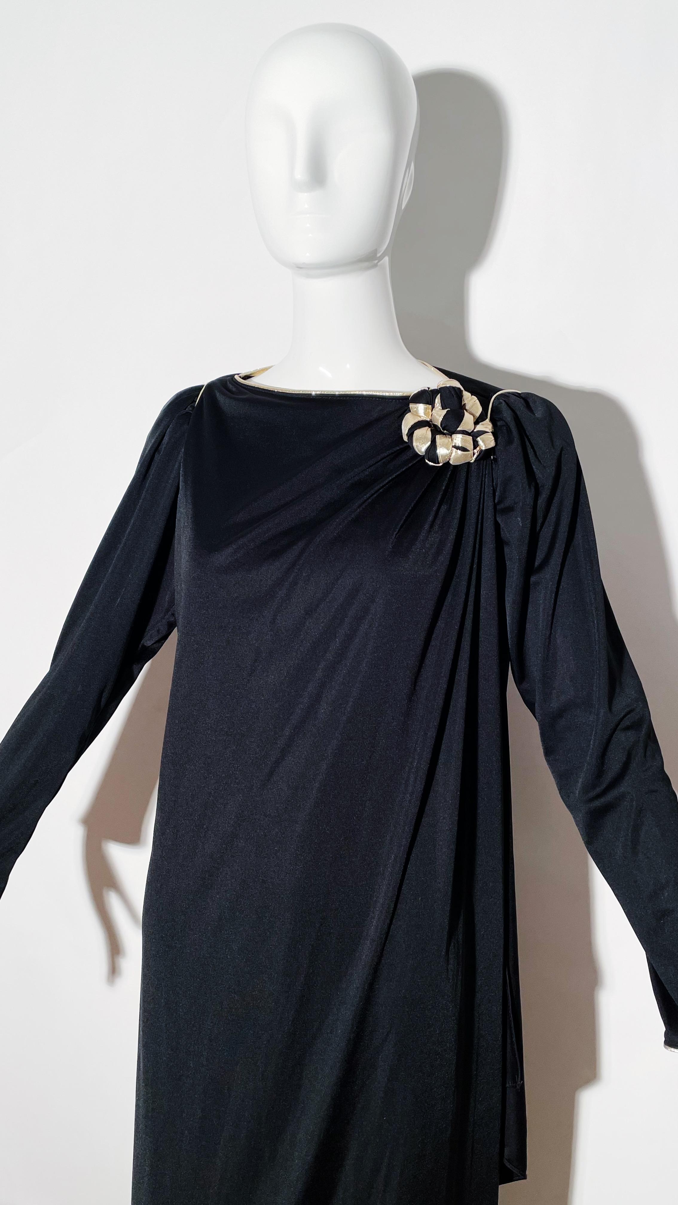 Vestido de fiesta negro Bill Tice Negro en venta