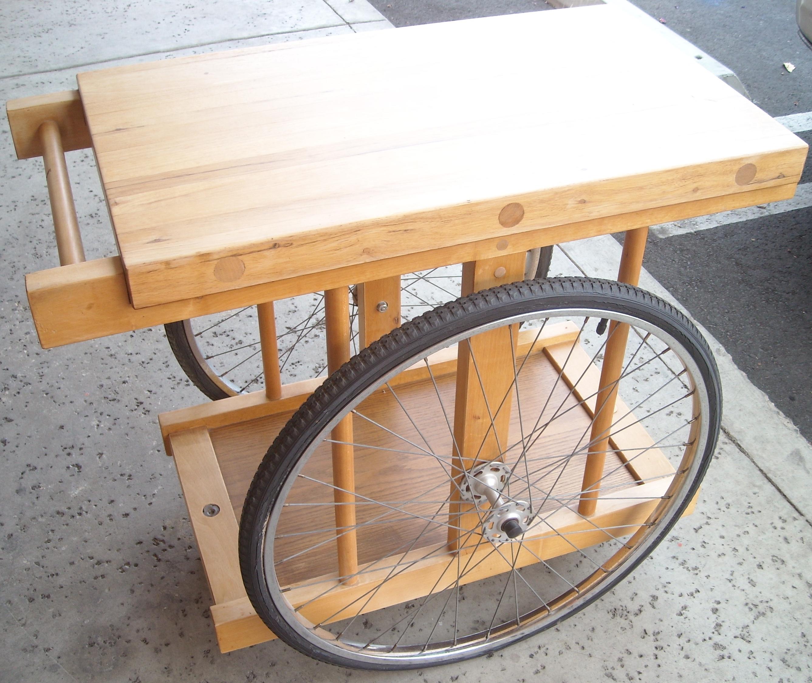 bicycle wheel cart