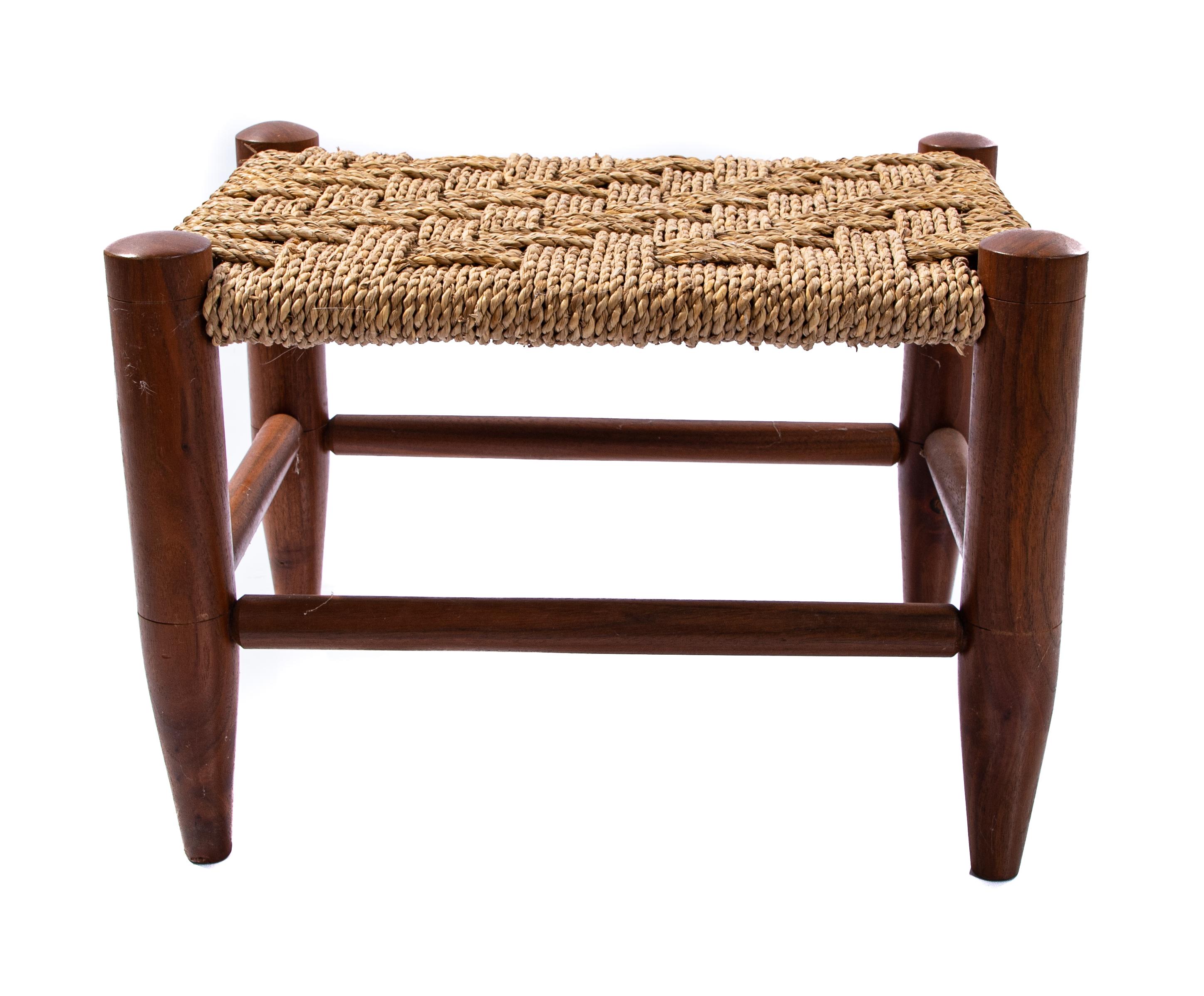 Cane Bill Wilkey Foot Stool