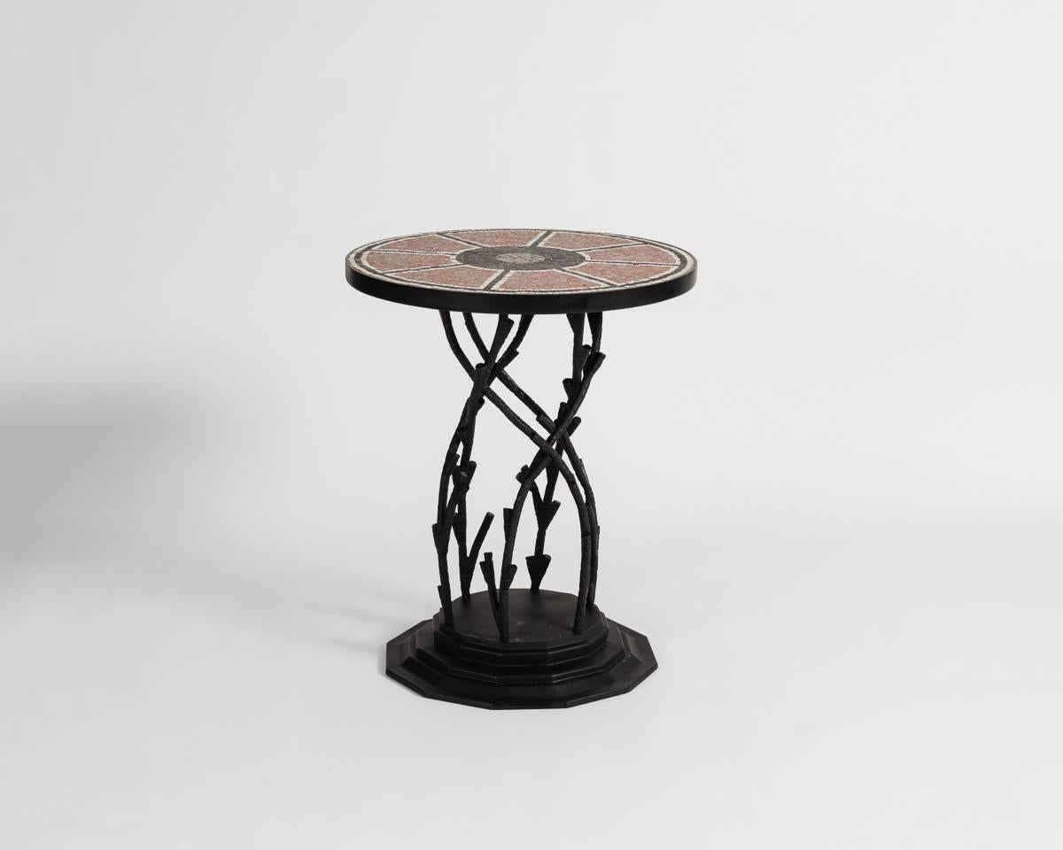 Glazed Bill Willis, Occasional Table, Morocco, Late 20th Century, France, 2017 For Sale