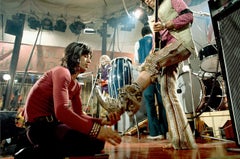 „ „Mick Giving Keith The Boot““, signierter Druck in limitierter Auflage von Bill Wyman