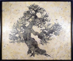Jackson St. Day.  Contemporary Tree Painting