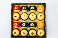 billard pokerballs aramith belgium 1970s