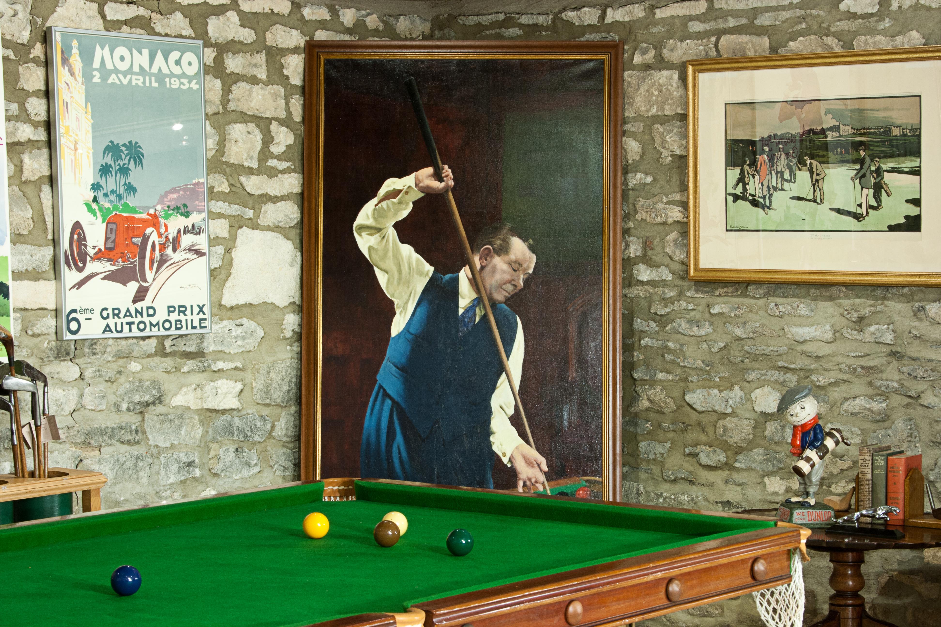 Antique Billiard, Snooker Pool Dining Table 6