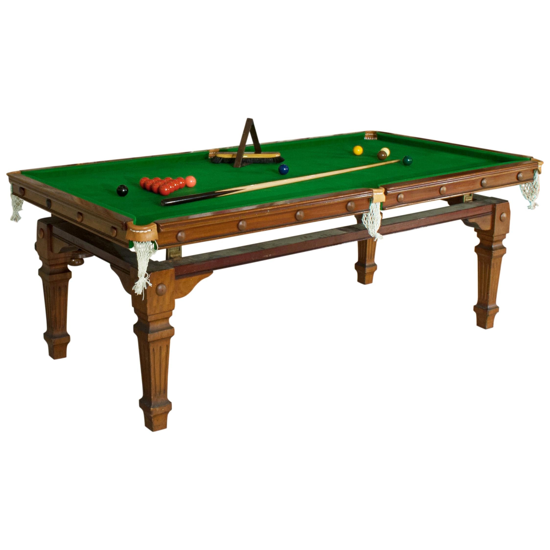 Antique Billiard, Snooker Pool Dining Table