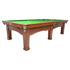 Antique Billiard Snooker or Pool table Arts & Crafts
