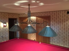 Billiard Snooker or Pool Table Light New Handmade Brass Framed