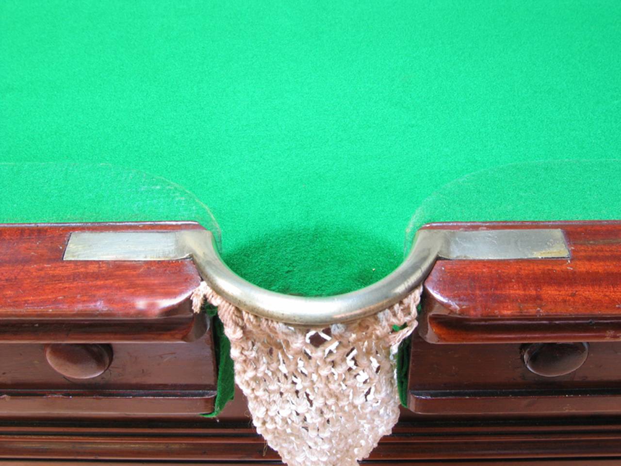 Victorian Billiard Snooker Pool Table, Elegant Mahogany, 1850 For Sale
