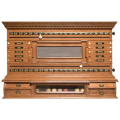 Billiard, Snooker Pool Table Scoring Cabinet