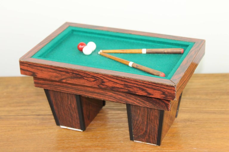 Billiard Table, Game Table, Miniature Object, 1960s at 1stDibs