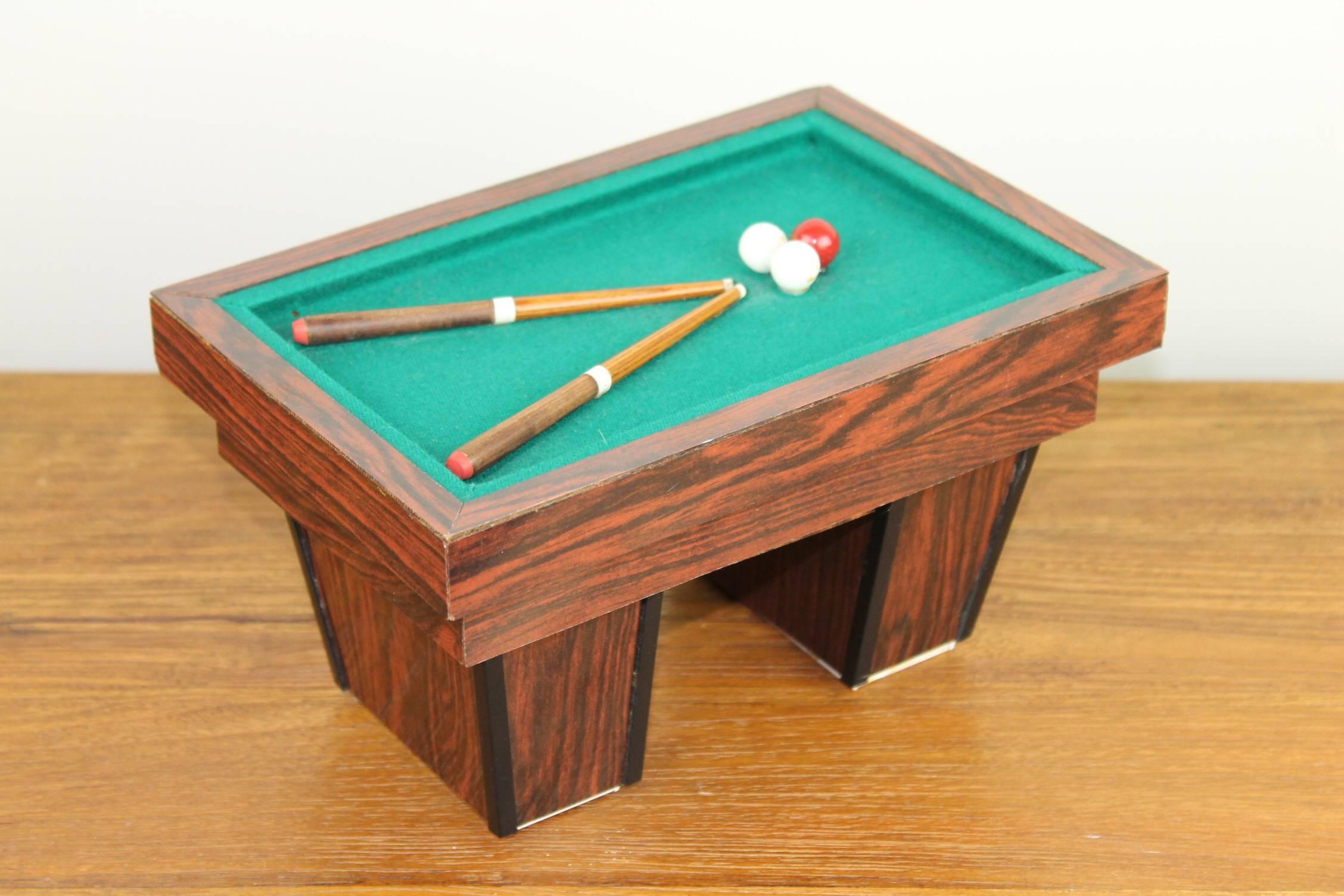 Belgian Billiard Table, Game Table, Miniature Object, 1960s