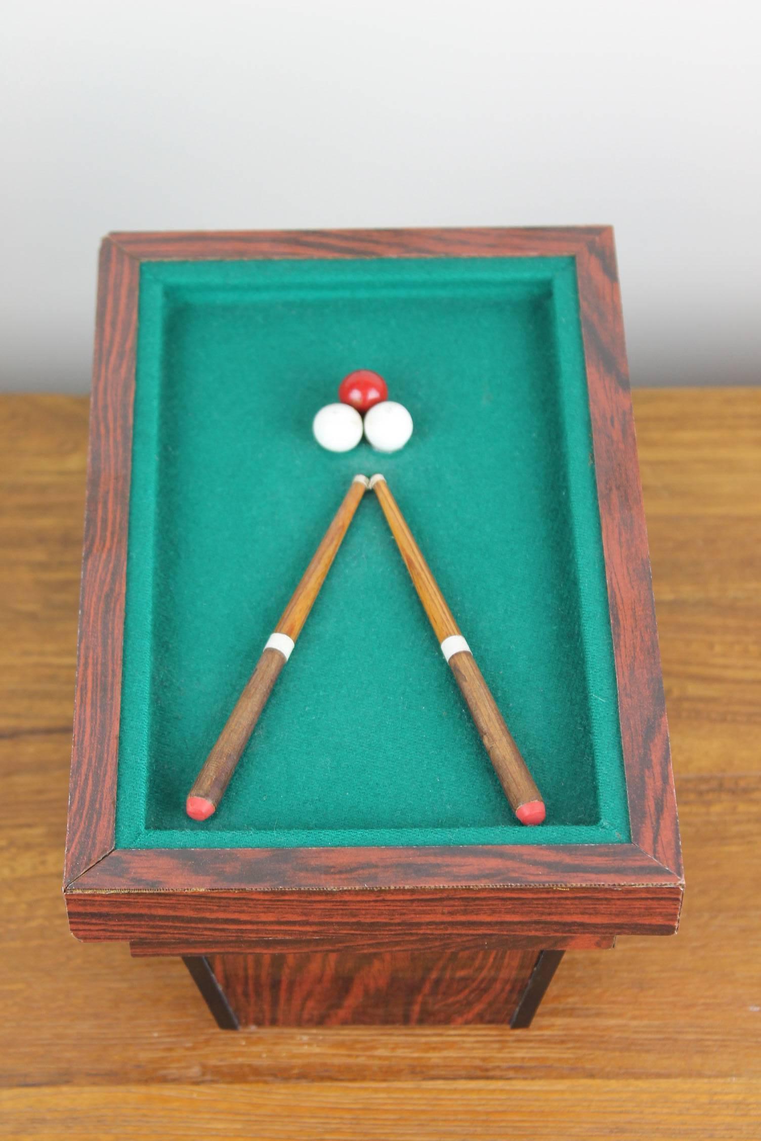 Billiard Table, Game Table, Miniature Object, 1960s 2