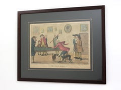 Stampa BILLIARDS, dopo H. H. Bunbury, Thomas Rowlandson