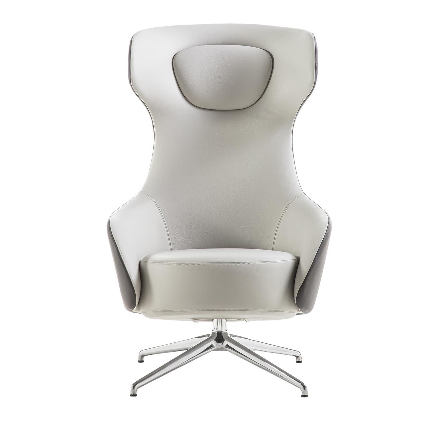 Contemporary Billie Relax Swivel Office Armchair BY Enrico Pellizzoni For Sale