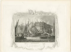 Billingsgate Market in the 1830s: A Hub of London's Maritime Commerce, 1835