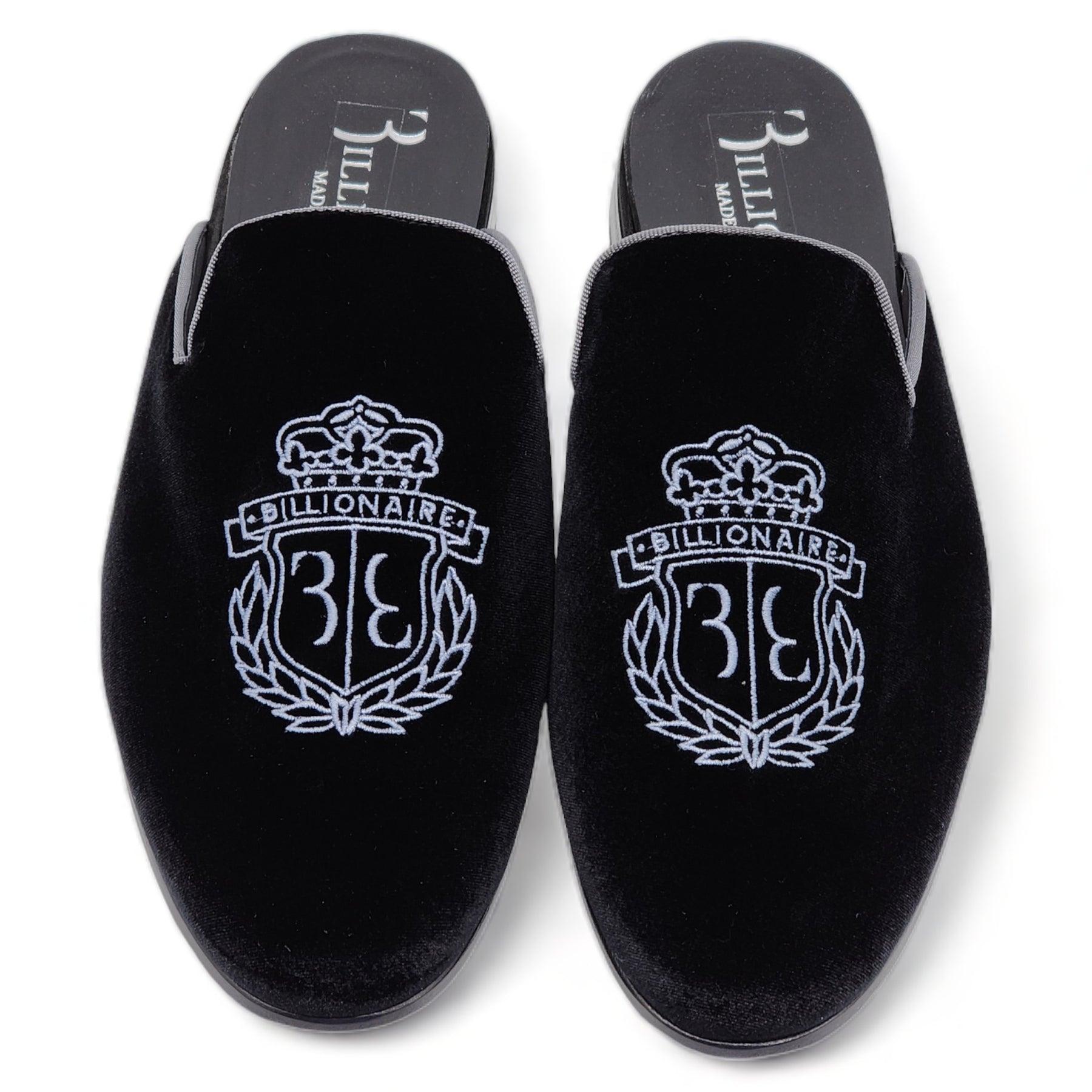 Metà mocassini in velluto Billionaire Crest in nero

Informazioni aggiuntive:
Materiale: Velluto 
Colore: nero
Collection'S: Estate 2024
Taglia: 11 US
Paese: Italia 
Disponibile in altre taglie: 12 e 13 US