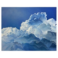 Peinture de nuages flottants