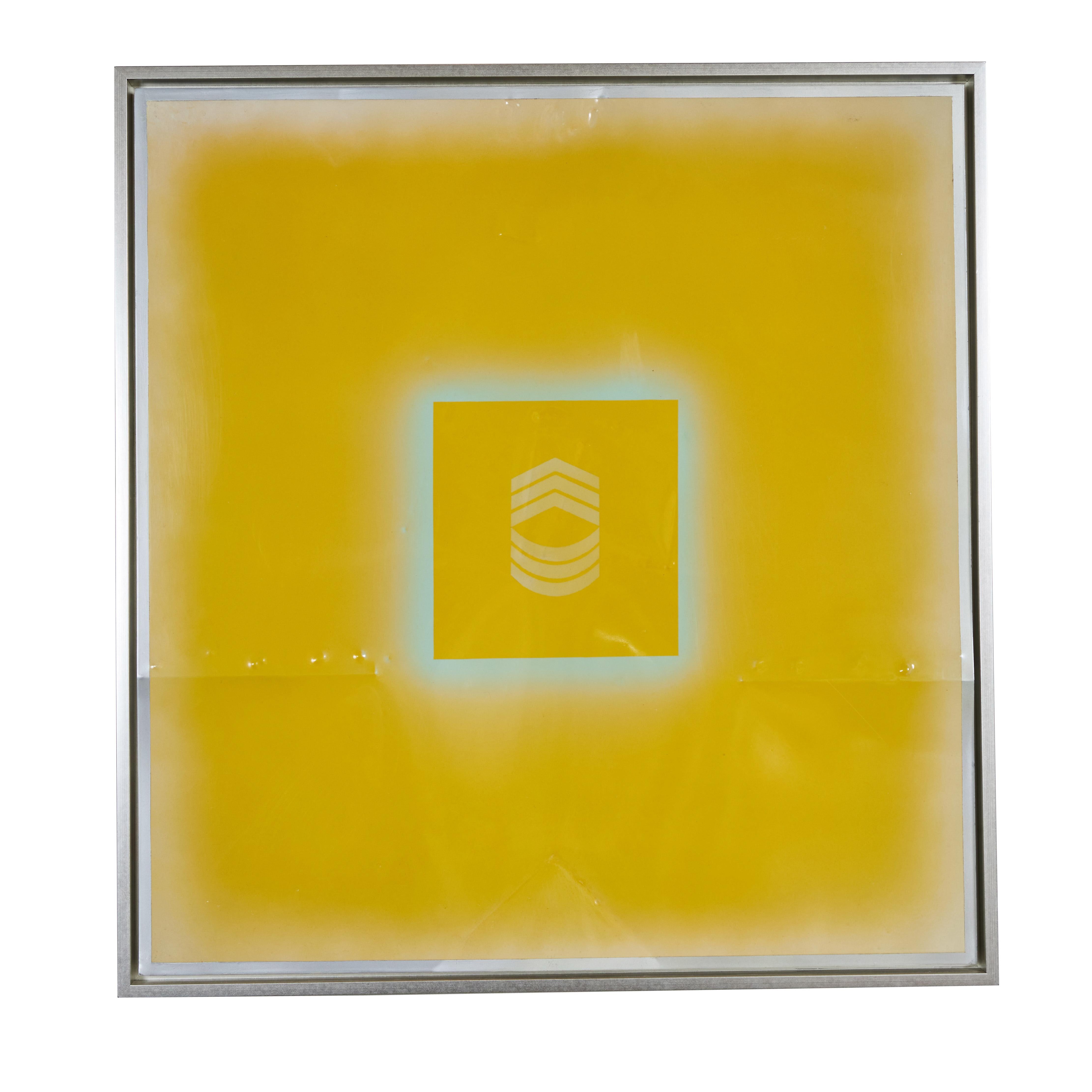 Alamo - Giallo - Mixed Media Art di Billy Al Bengston