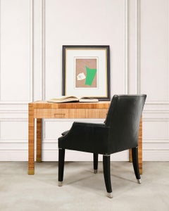 Billy Baldwin for Bielecky Brothers Rattan Cane Writing Desk