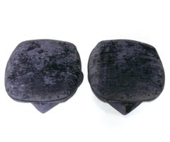 Billy Baldwin La Fiorentina Stools Pair Reupholstered In Your Fabric Poufs
