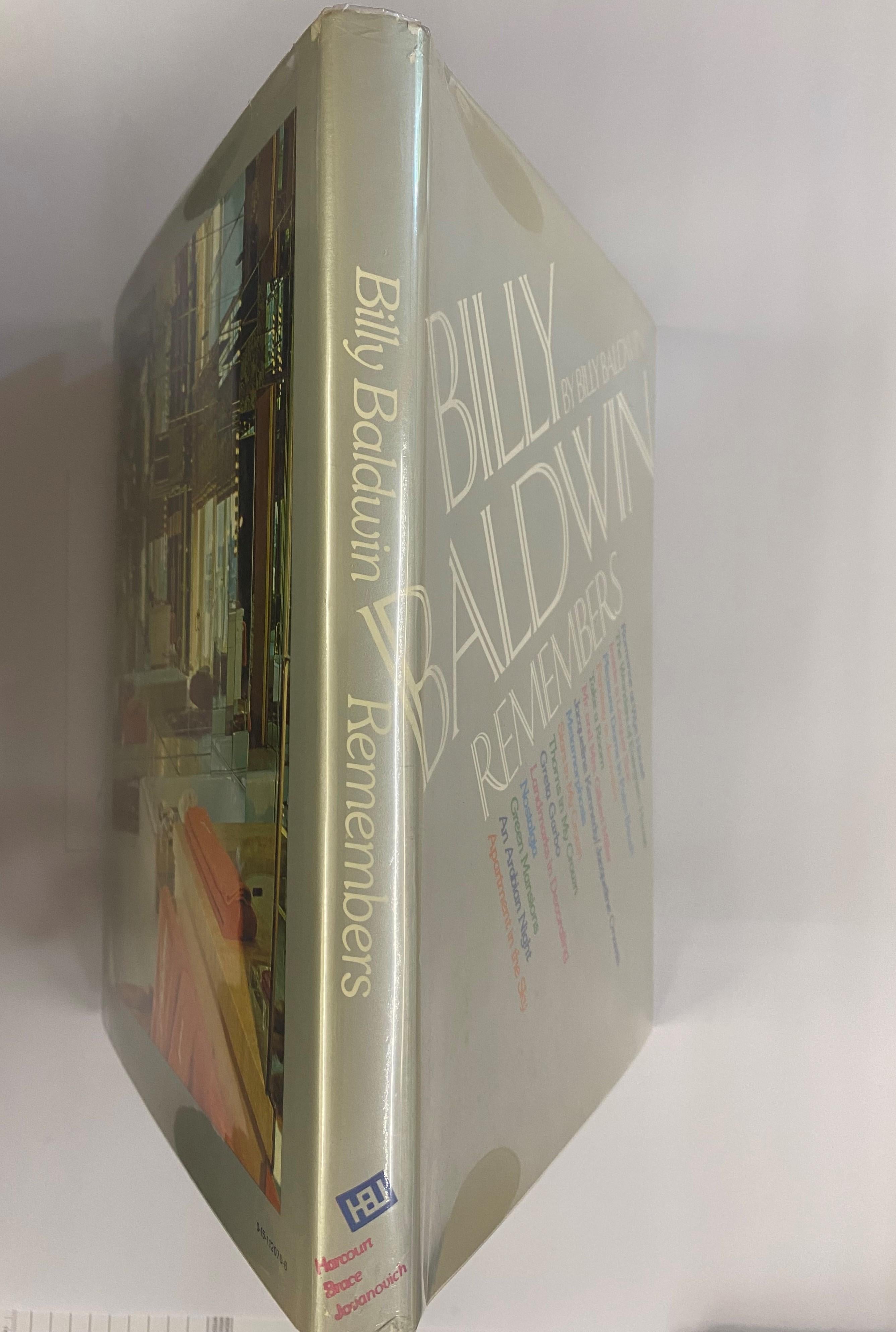 Billy Baldwin Remembers by Billy Baldwin (Livre) en vente 12