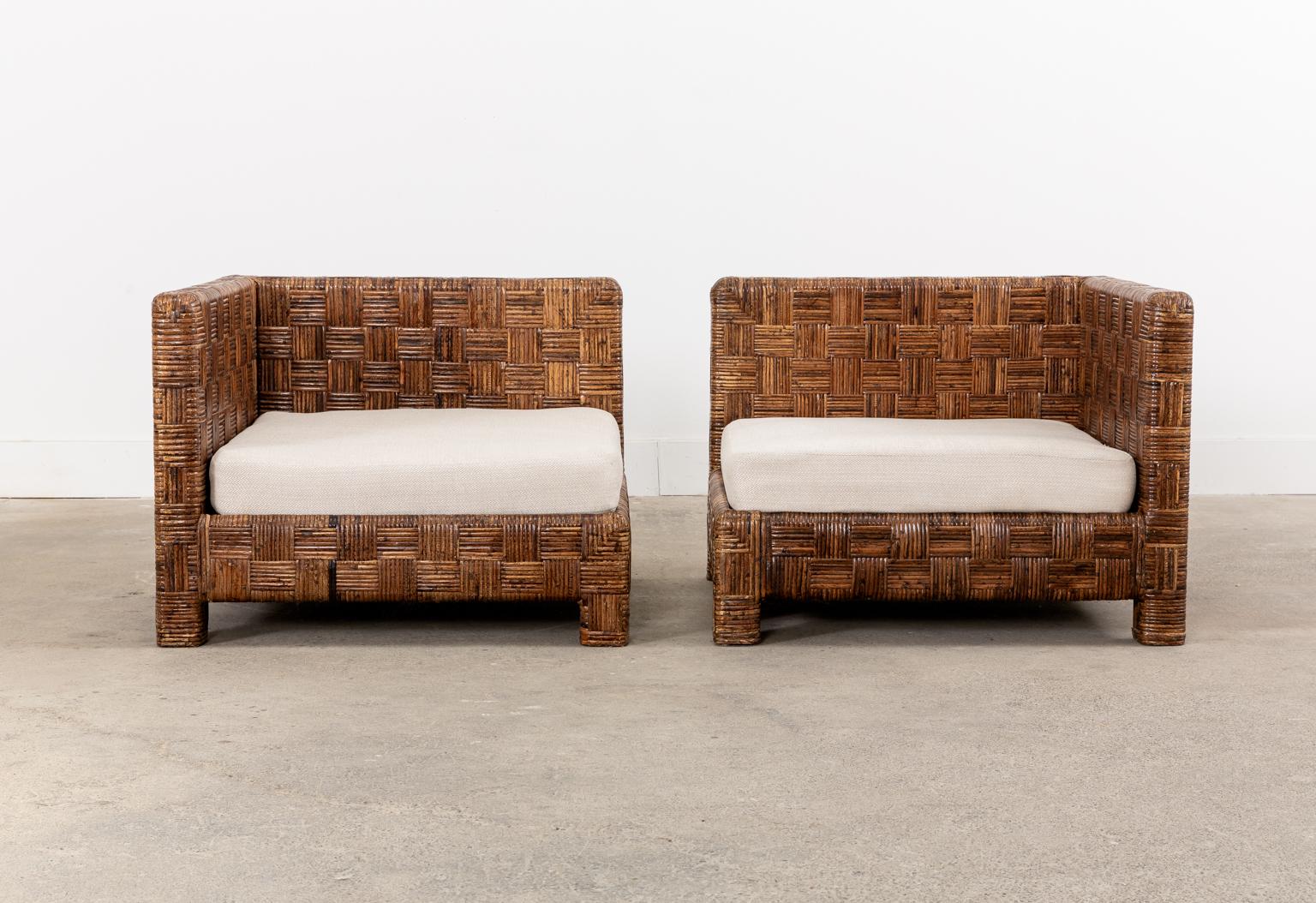parsons wooden sofa